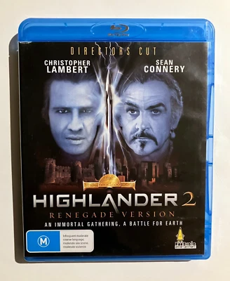 Highlander 2 II The Quickening (Renegade Version) 1991 Sci-Fi Movie RARE Blu-Ray - Image 1 of 4
