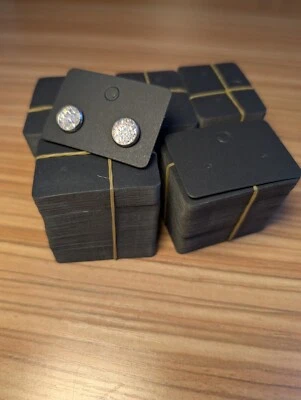 500张耳环卡黑色卡片悬挂展示批发珠宝用品  — 第 1/4 张图片