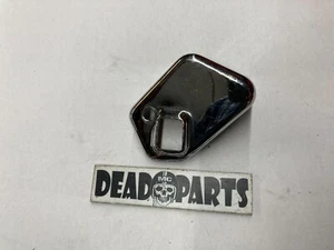 Harley dyna pre-06 chrome left passenger footpeg mount trim cover cap - Picture 1 of 4