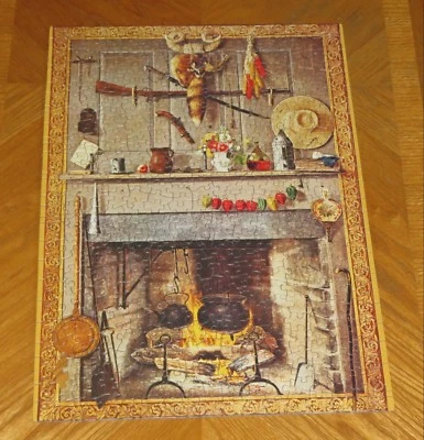 John Haberle Art - Grandma's Hearthstone 1975 Springbok Puzzle - Missing 1 Piece - Image 1 of 4