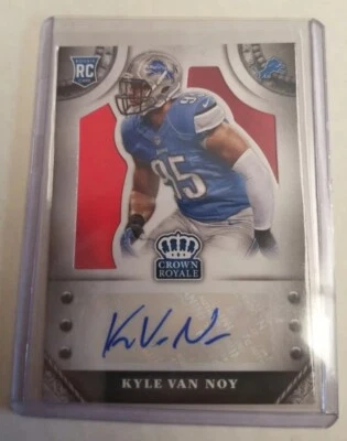 2014 Panini Crown Royale Kyle Van Noy Rookie Signatures Red Card Auto #S-KV /25 - Image 1 of 2