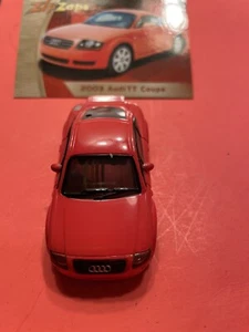 Vintage Zip Zaps Micro RC RED  2003 AUTI TT COUPE BODY  with CARD   RARE - Picture 1 of 6
