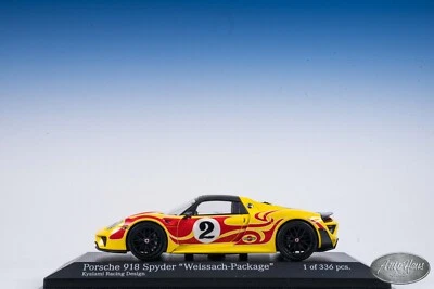 1/43 MINICHAMPS PORSCHE 918 Spyder Yellow 🤝ALSO OPEN FOR TRADES🤝 - Image 1 of 4