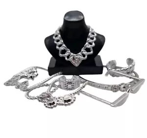 Barbie Doll Fashionista Jewellery Silver Accessories Mattel Bundle - Picture 1 of 5