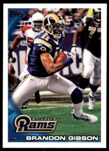 2010 Topps Brandon Gibson St. Louis Rams #135 - Picture 1 of 2
