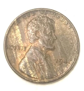 ERROR 1941Lincoln Wheat Cent - MONSTER WOODIE - RED - BU - Picture 1 of 3