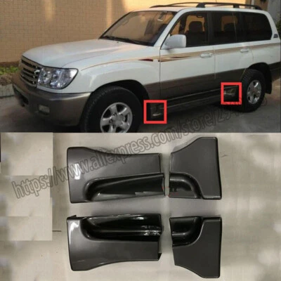Ajuste Toyota Land Cruiser LC100 98-07 Pedal lateral envoltura ángulo labio lateral moldura cubierta Foto 1 de 4