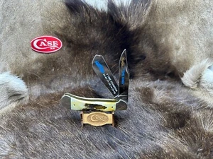 Case 1985 Richard Petty Saddlehorn Knife With Stag Handles Mint In Box+++ - Picture 1 of 11