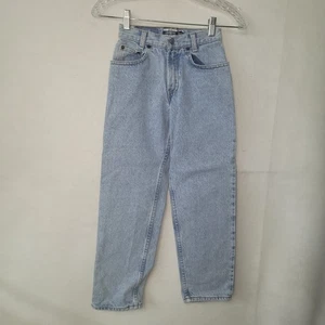 Vintage Gap Jeans Boy 8 Slim Blue Loose Fit Straight Cotton Denim Grunge USA 90s - Picture 1 of 12