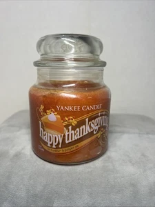 Yankee Happy Thanksgiving Candle, Be Thankful & Pumpkin Pie Scent, 13 Oz - Picture 1 of 4
