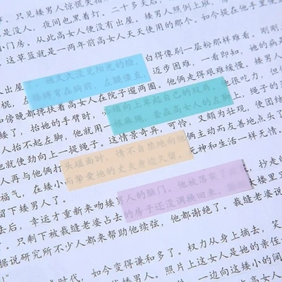 Sticky Notes Colourful Index Tabs Sticky Pad Aesthetic Page Markers for Office - Image 1 of 4