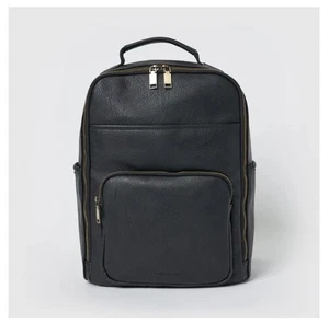 URBAN ORIGINALS Astra faux-leather women's medium backpack BLACK-Fits 13" laptop - Picture 1 of 7