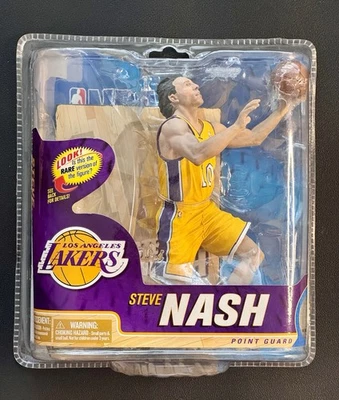 Nuevo en Paquete Los Angeles Lakers Steve Nash #10 Camiseta Dorada McFarlane Figura NBA Serie 22 Foto 1 de 4
