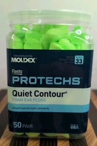 Flents Moldex Protechs Quiet Contour Schaumstoff Ohrstöpsel Moldex 50 Paar neu versiegelt - Bild 1 von 6