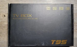 T95 Android TV Box Quad Core 6K WIFI HD 2+16GB Media Stream Player - Picture 1 of 4
