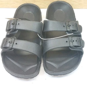 OT Revolution Boys Black Slip-On Shoes Sandals Buckles Beach Casual Size 11 New - Picture 1 of 6