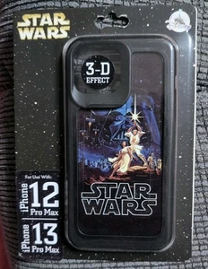 DISNEY STAR WARS Luke, Leia, Darth Vader iPHONE 13 Or 12 Pro MAX CASE New!! - Picture 1 of 4