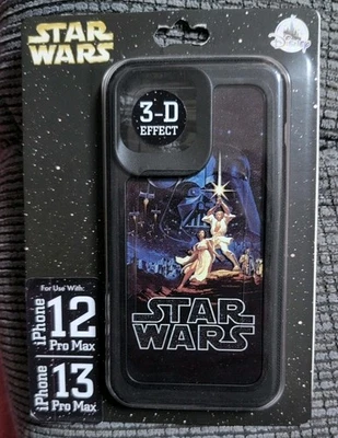 DISNEY STAR WARS Luke, Leia, Darth Vader iPHONE 13 Or 12 Pro MAX CASE New!! - Image 1 of 4