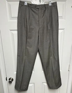Polo University Ralph Lauren 120s Cashmere Pants Men 35x32 Wool Laine - Picture 1 of 11
