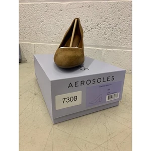 Aerosoles Schuhe Betsy bequemer Damen-Pump mandelförmig braun Wildleder Größe 8 - Bild 1 von 6