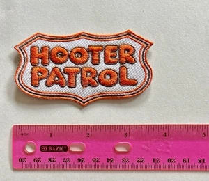 Vintage Hooter Patrol Embroidered Patch Badge Unused - Picture 1 of 2