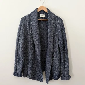 Ralph Lauren Denim & Supply Strickjacke mit Schalkragen Zopfmuster blau Gr. XL - Bild 1 von 8