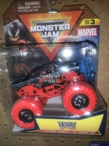 Spin Master Monster Jam Venom Marvel Series 3 1/64 Diecast - Picture 1 of 1