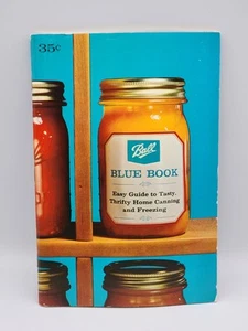 Ball Blue Book einfache Anleitung zum leckeren sparsamen Einmachen und Einfrieren zu Hause 1969 Vintage - Bild 1 von 13