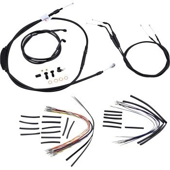 Kit de perchas de cable y línea de freno Burly 14" Ape para Harley Dyna Wide Glide 2006 Foto 1 de 1