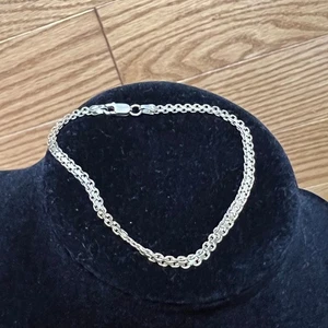 Vintage Sterling Silber 925 Made in Italy MILOR 4mm Seil Kette 8" Armband - Bild 1 von 7