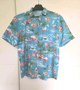 Herren Hemd  Holiday  Party  Gr.XXL  Flamingos & Palmen  - Bild 1 von 3