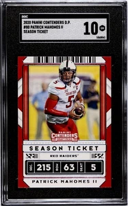 2020 Panini Contenders D.P. Season Ticket Patrick Mahomes #80 SGC 10 - Picture 1 of 2