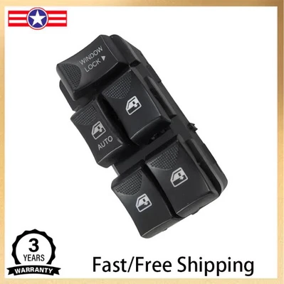 Interruptor de ventana eléctrica del lado del conductor para Chevrolet Impala 2002 2003 2004 2005 3,8 L V6 Foto 1 de 4