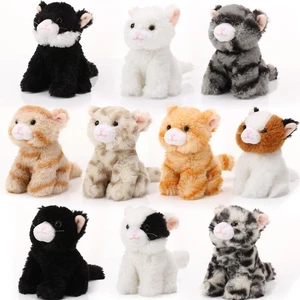 10 Pezzi Animali di Peluche Gatto Bulk Morbido Coccoloso Gattino Peluche Set Smitten Gattini... - Foto 1 di 7