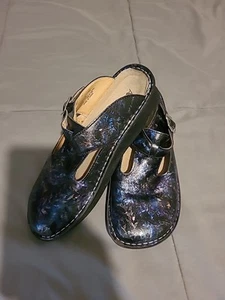 Alegria by PG Lite Floral Metallic Clog Size 40 Womens Shoes US 9.5 ALG-148 - Picture 1 of 8