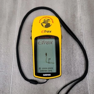 Garmin eTrex 12 Channel Handheld GPS Receiver Yellow Tested & Works - Picture 1 of 7