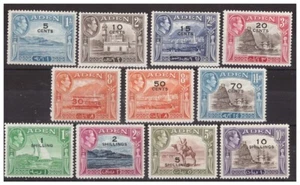 ADEN - 1951 - NEW CURRENCY SG 36/46 - MNH SET - Foto 1 di 1