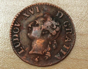 1780 France Liard Louis XVI - Picture 1 of 2
