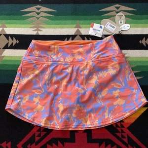NWT prAna Belltello Swim Skirt Morning Glory Bloom Women's XS UPF 50+ - Picture 1 of 7