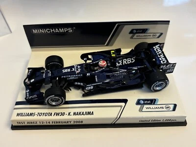 1/43 Minichamps Williams FW-30 "Jerez Test 2008" Kazuki Nakajima - Image 1 of 2