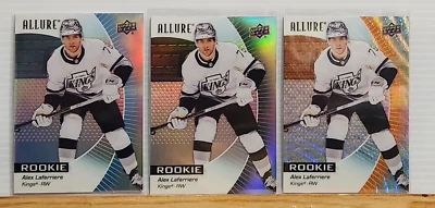 Alex Laferriere 2023-24 UD Allure RC card #140, BLACK RAINBOW, ORANGE SLICE - Image 1 of 3