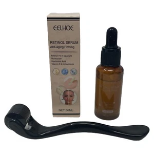 Retinol Anti Age Serum Anti-wrinkle Collagen Lifting Essence + Roller - Picture 1 of 4