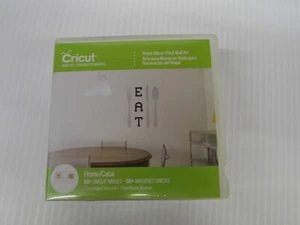 Cricut Home Décor Vinyl Wall Art Cartridge NOS 50+ Unique Images Handbook Manual - Picture 1 of 4