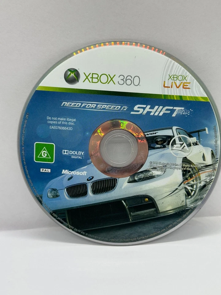 Need for Speed Shift - Xbox 360 Game - PAL - Tested *DISC ONLY* - Image 1 of 1