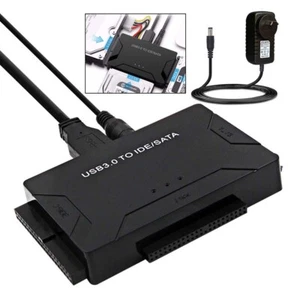 SATA to USB 3.0 2.5"/3.5" Supported Hard Drive External Converter Adapter Cable - Picture 1 of 15