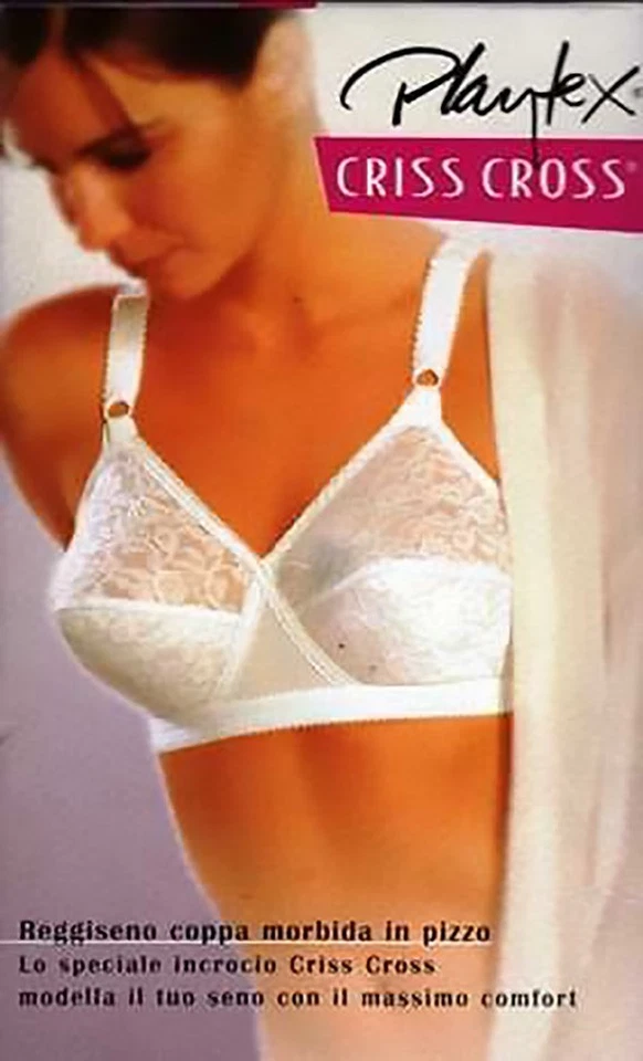 REGGISENO PLAYTEX ART. 165 CRISS CROSS TAGLIA 40 COPPA B COLORE BIANCO - Immagine 1 di 1