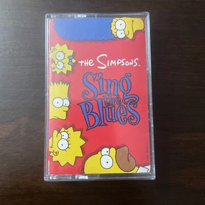 “The Simpsons: Sing The Blues” 1990 Homer Bart Bartman Village Cassette Tape - Picture 1 of 3