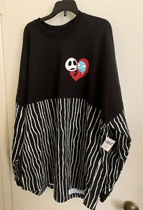 New Disney Parks Nightmare Before Christmas Jack & Sally Spirit Jersey Adult XL - Picture 1 of 15