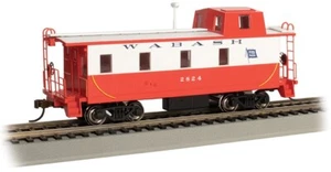 HO-SCALE STREAMLINED CABOOSE WABASH RAILROAD BY BACHMANN SILVER SERIES - Picture 1 of 1