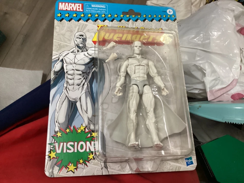 Marvel Legends Vision Figura Retro Los Vengadores de la Costa Oeste 2021 Nuevo Hasbro 6” Foto 1 de 1